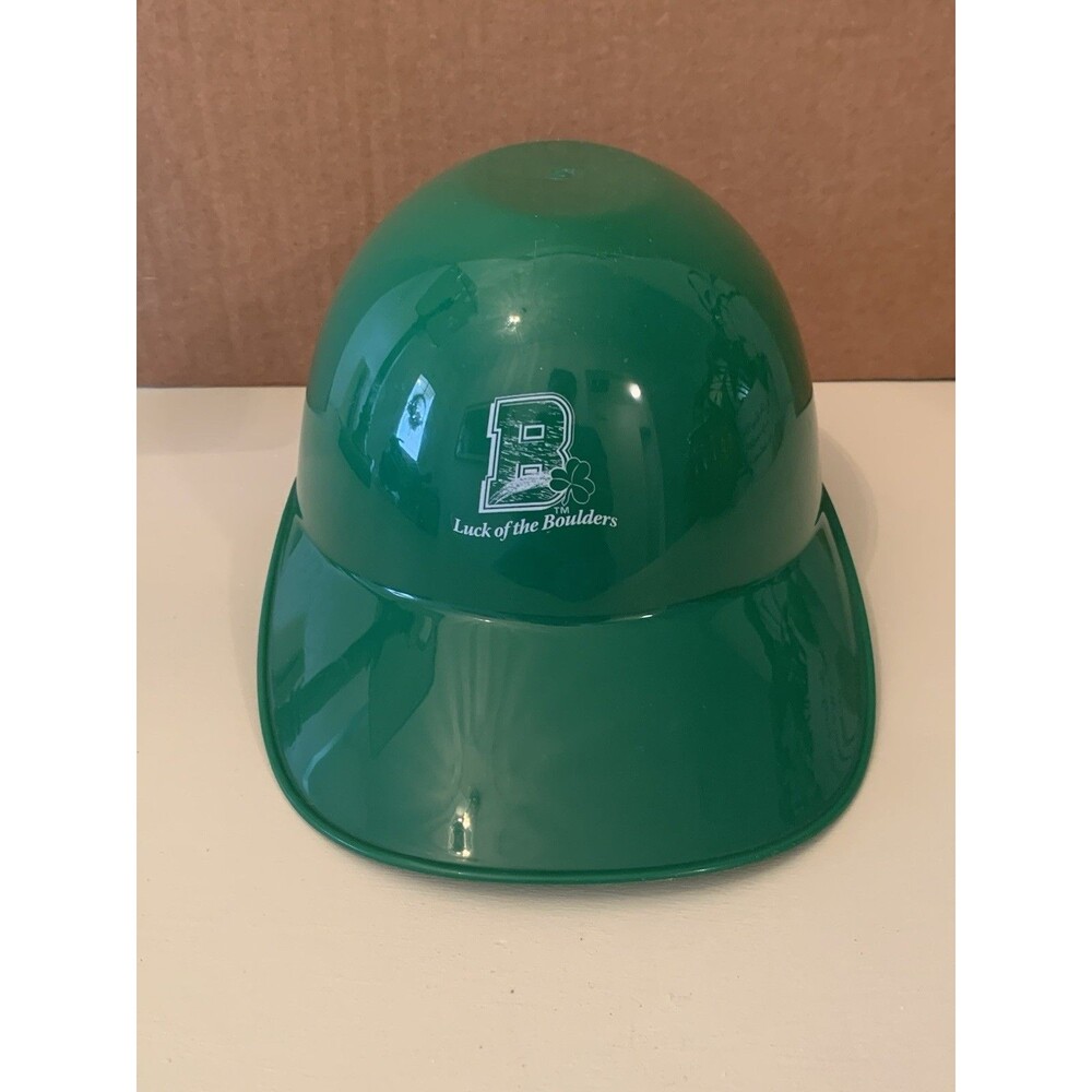 New York Rockland Boulders Souvenir Batting Helmet Food Safe Not Wear Irish Luck